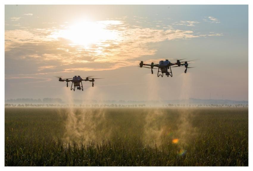 Drones Plant Protection Drone Dji Farmland