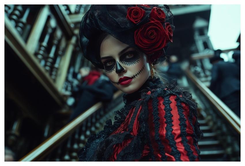 Sugar Skull Costume Woman La Catrina