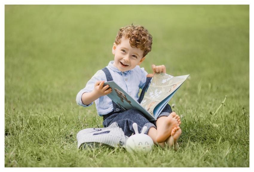 Person Child Book Sitting