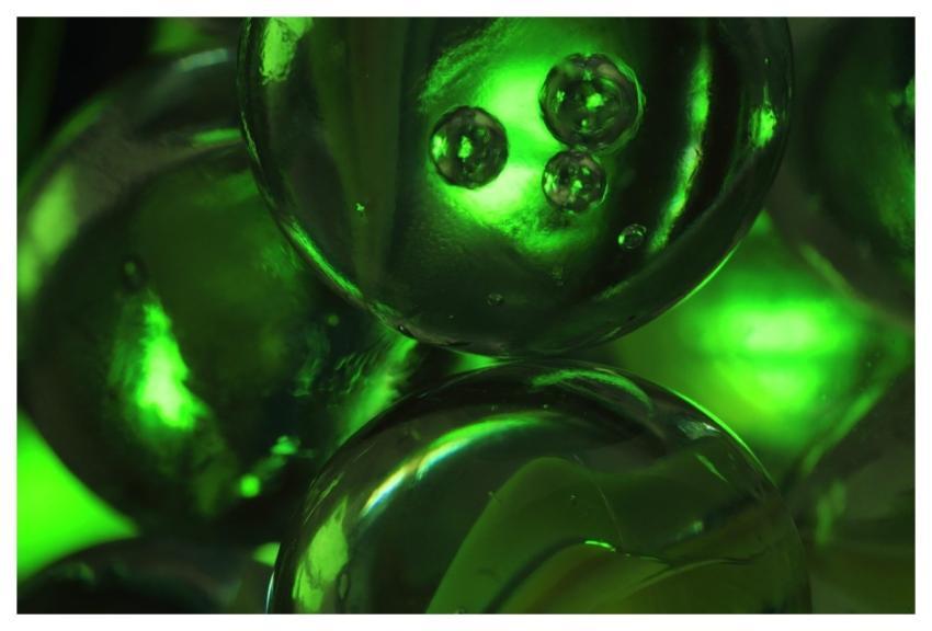 Marbles Green Glass Balls