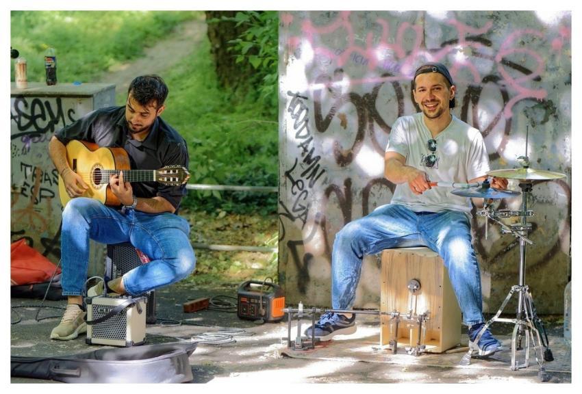 People Casual Singers Busker