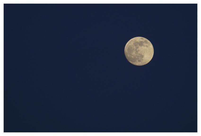 Moon Full Moon Super Professional Night View