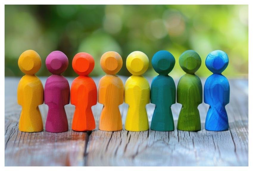 Multicolored Colorful Rainbow Texture