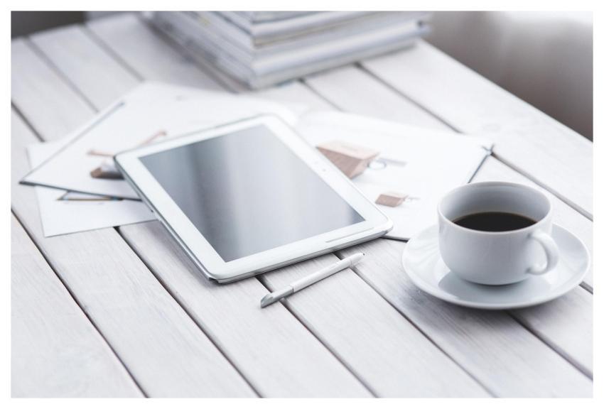 Tablet Digital Technology Coffee