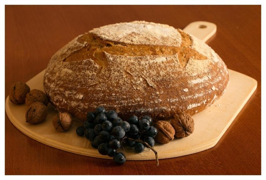 Bread Sourdough Grapes Nuts
