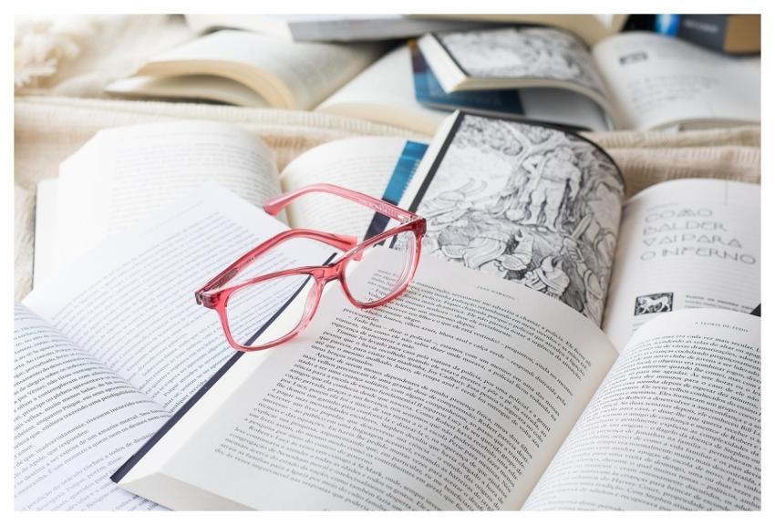 Glasses Reading Books Focus