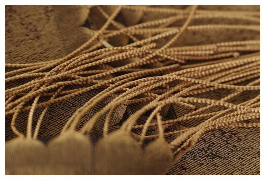 Yellow Fabric Abstract Textile