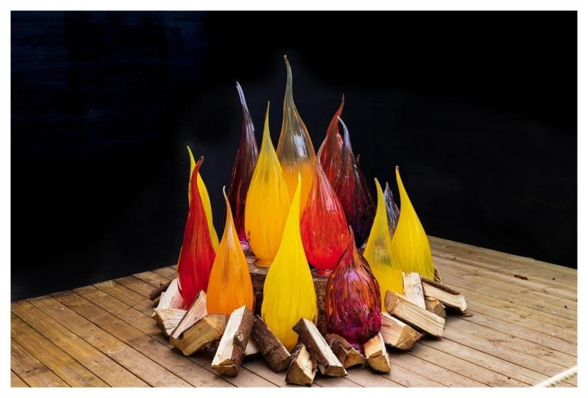 Art Glass Sculpture Abstract