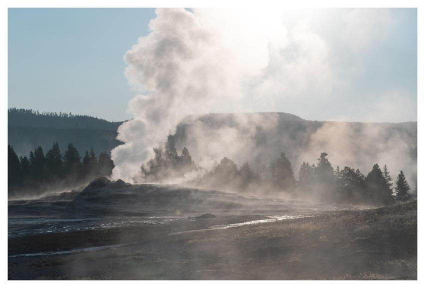 Yellowstone National Park Geyser Geothermal Area U