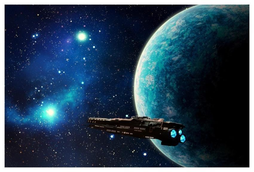 Cosmos Universe Spaceship Exoplanet