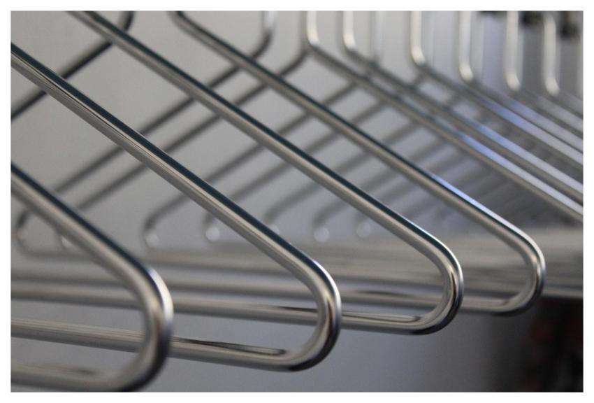 Stole Stainless Steel Metallic Hangers