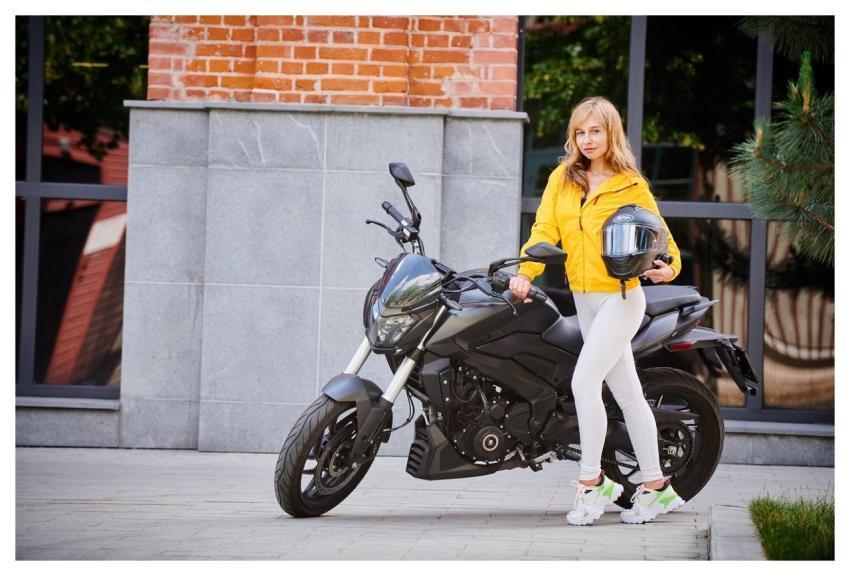 Motorbike Woman Black Motorcycle Sports