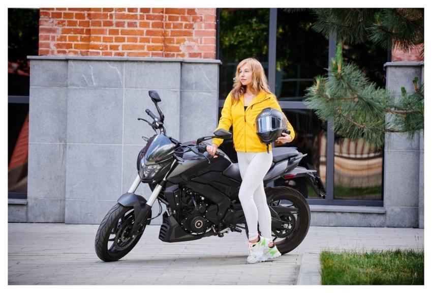 Motorbike Woman Black Motorcycle Sports