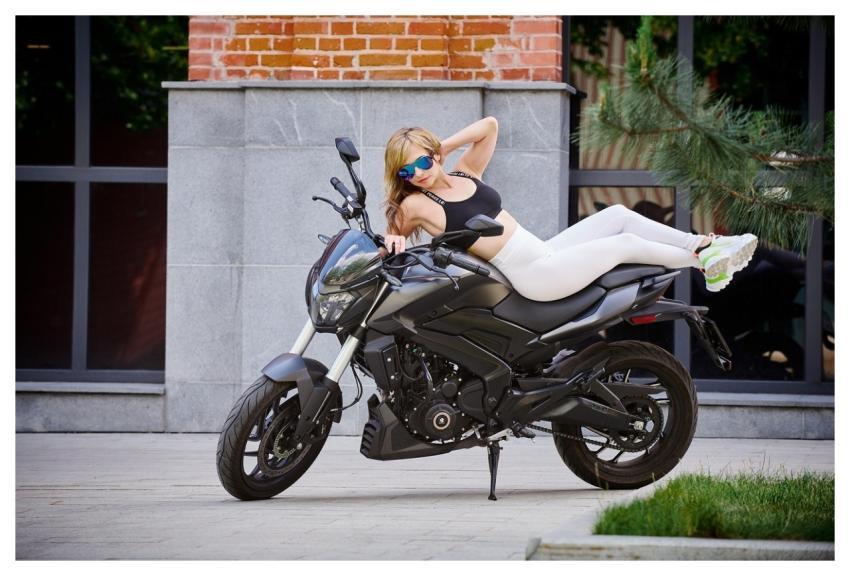 Woman Model Motorbike Sports