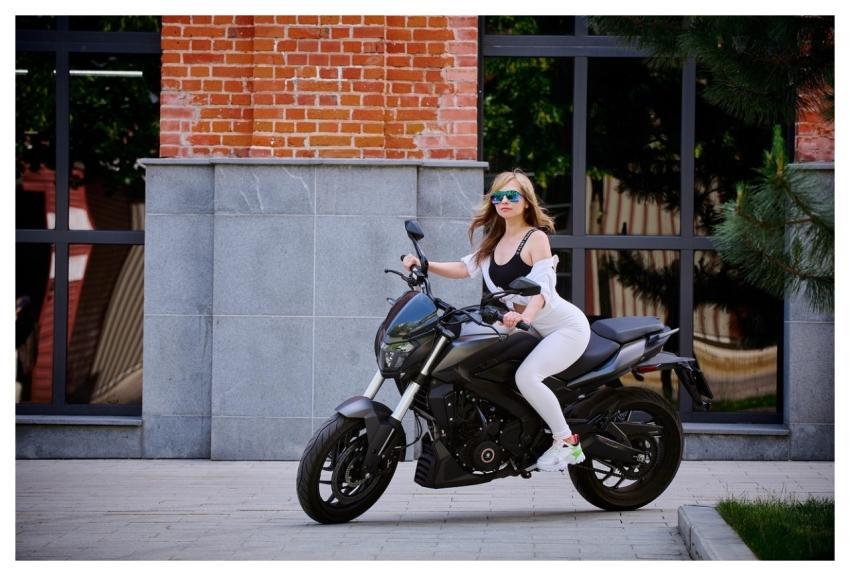 Woman Model Motorbike Sports