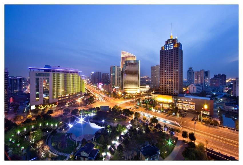 City Tall Building Night View Light