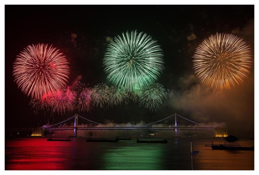 Flame Festival Nature Night View