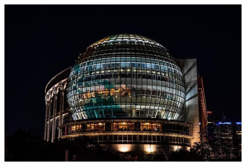 Building Night View Architecture Evening