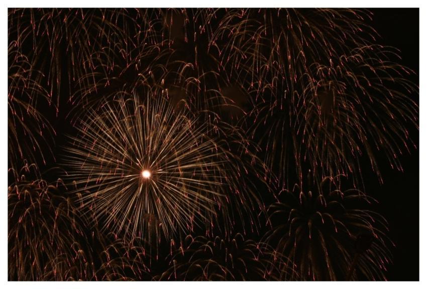 Fireworks Night Festival Brown Night