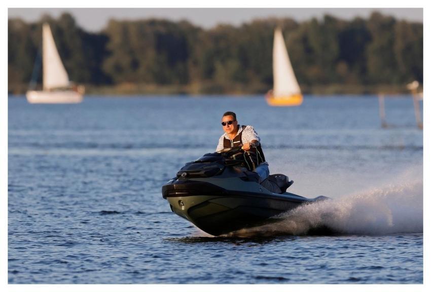 Jet Ski Riding Sport Man