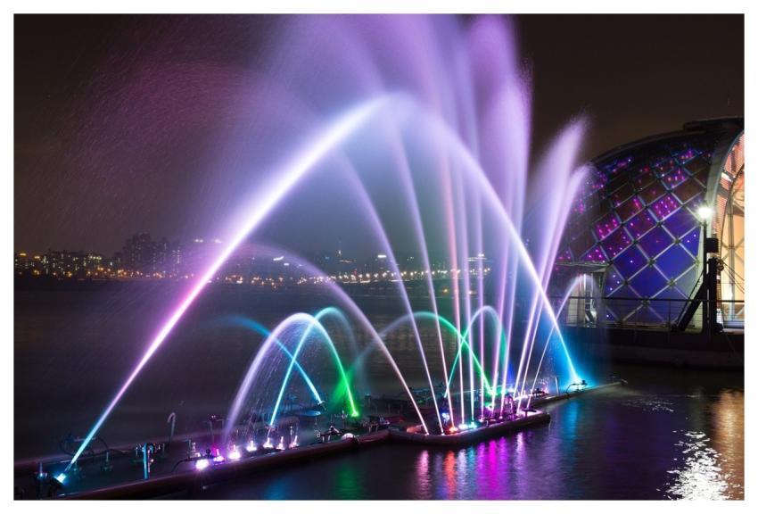 Fountain Night View Light Seoul Night View