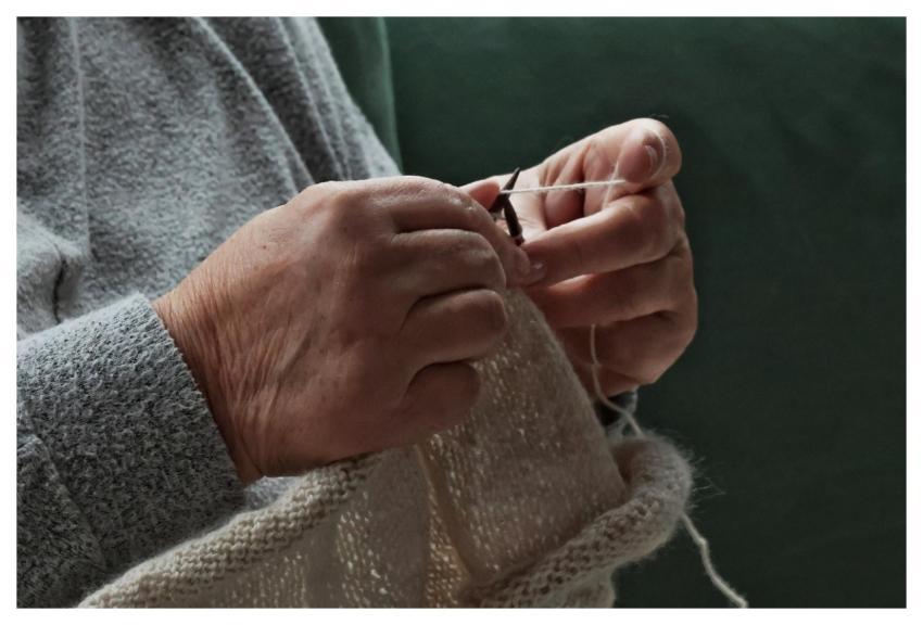 Knit Hobby Leisure Time Woman