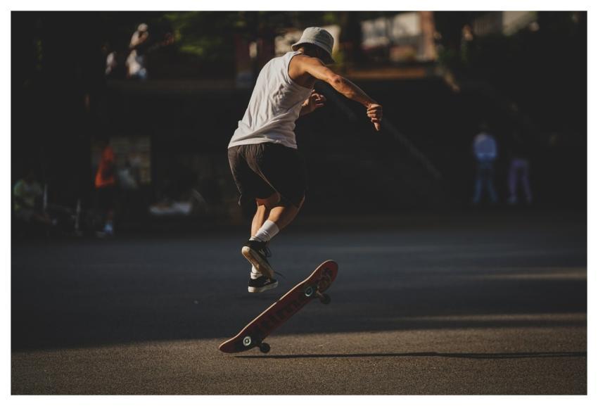 Skateboarding Man Skater Skateboarder