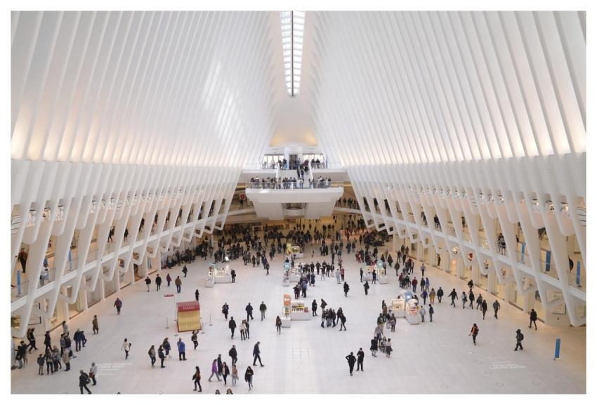 World Trade Center Building People Interior