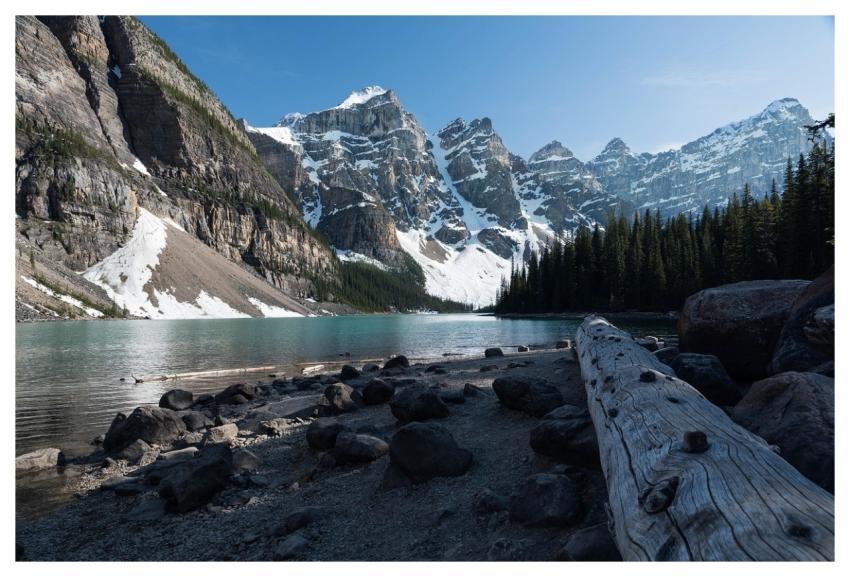 Lake Mountains Alberta Canada