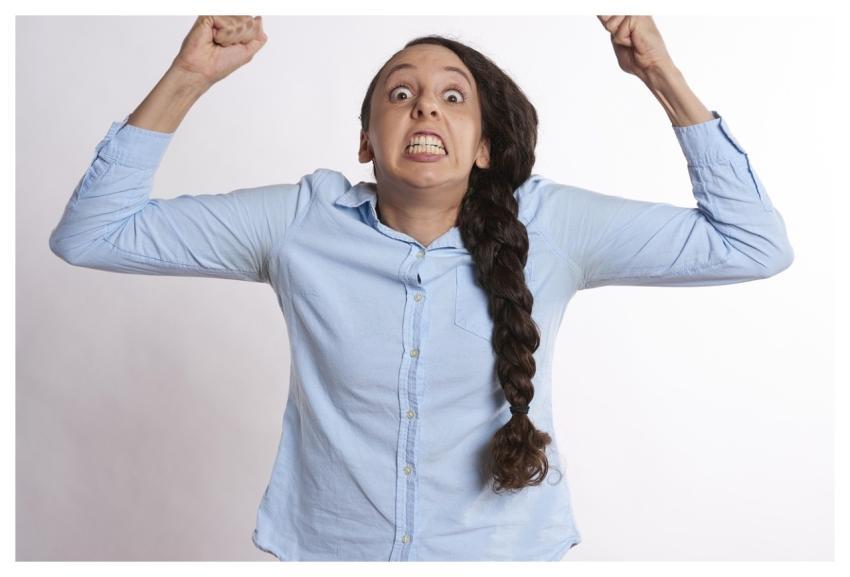 Crazy Irate Angry Mad