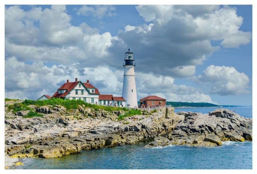 Portland Head Light Lighthouse Light Station Tower