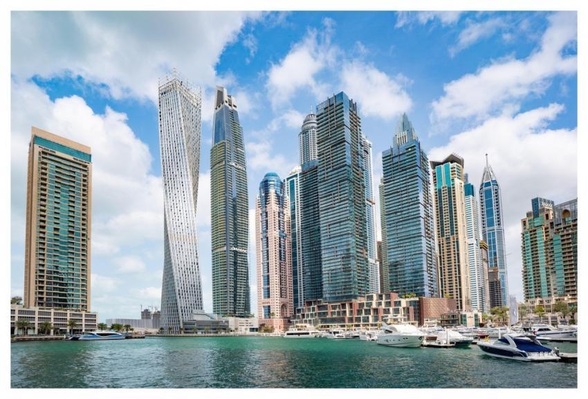 Skyline Skyscrapers Buildings Cityscape