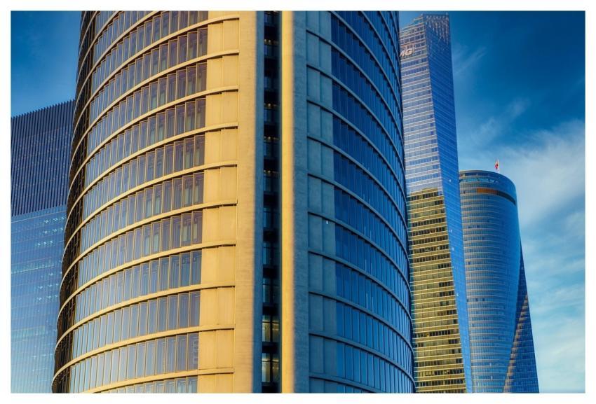 City Skyscraper Buildings Facade