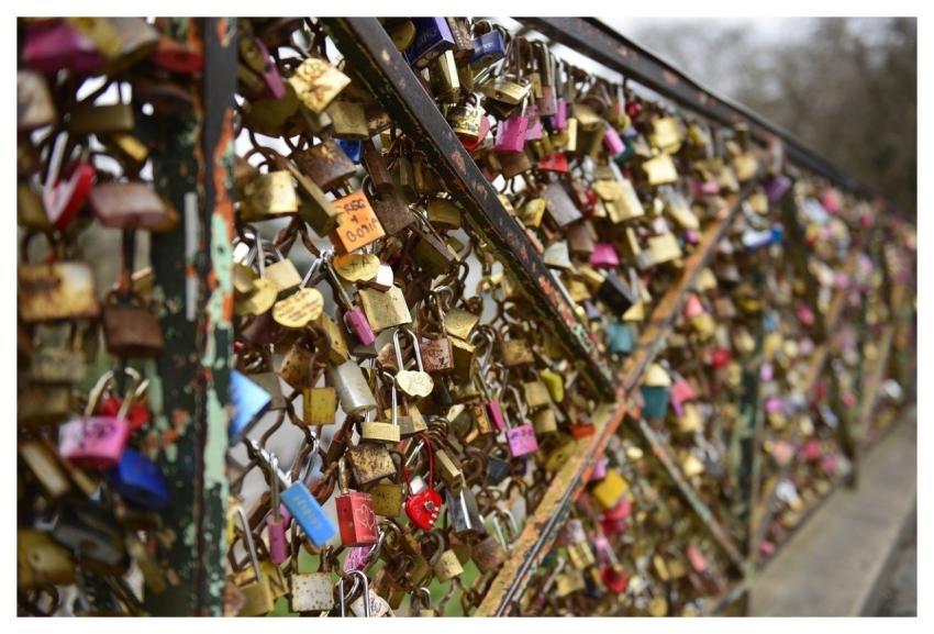 Paris France Lock Padlock