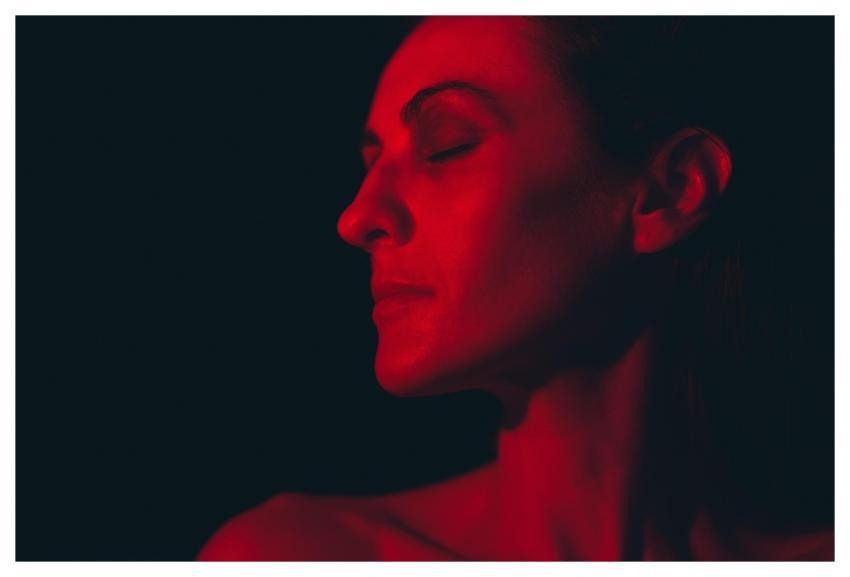 Woman Light Portrait Dark