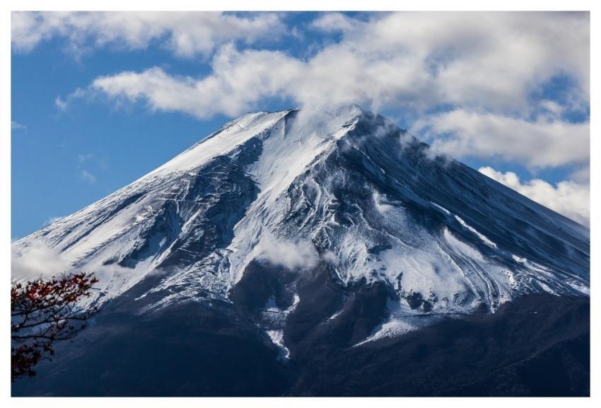 Snow-Capped Mount Fuji Magnificent Mystical Sacred