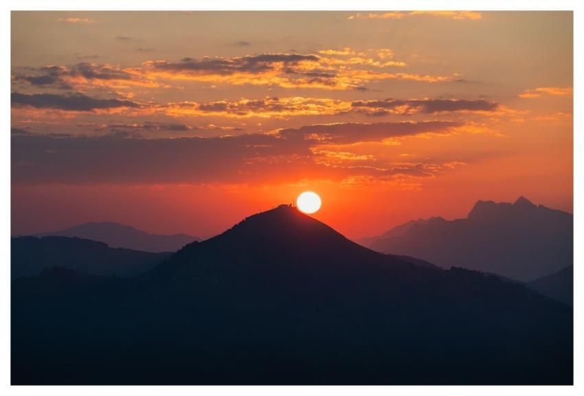 Sunrise Mountains Morning Landscape