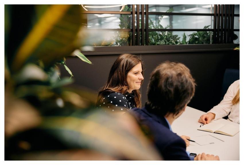 Meeting Company Colleagues Coworkers