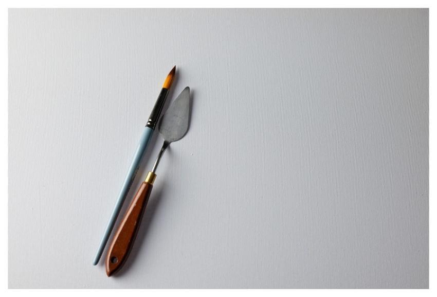 Brush Spatula Canvas Blank Canvas