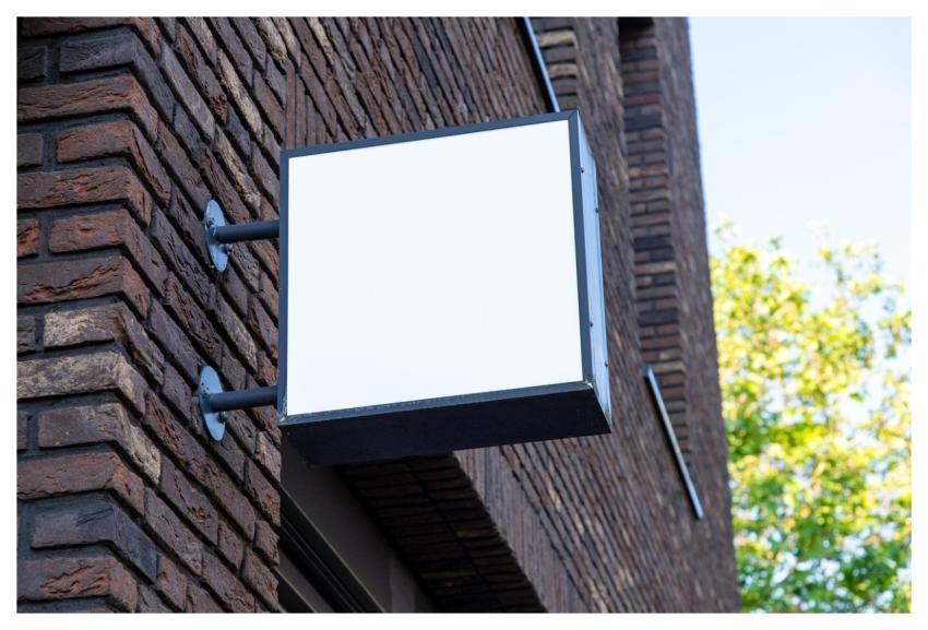 Sign Frame Shop Street