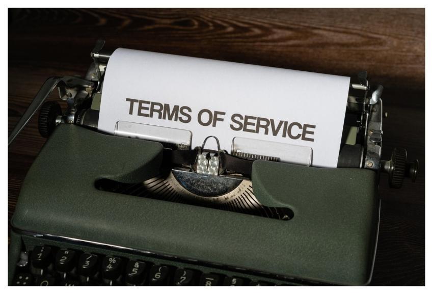 Terms And Conditions Of Use Free Background Privac