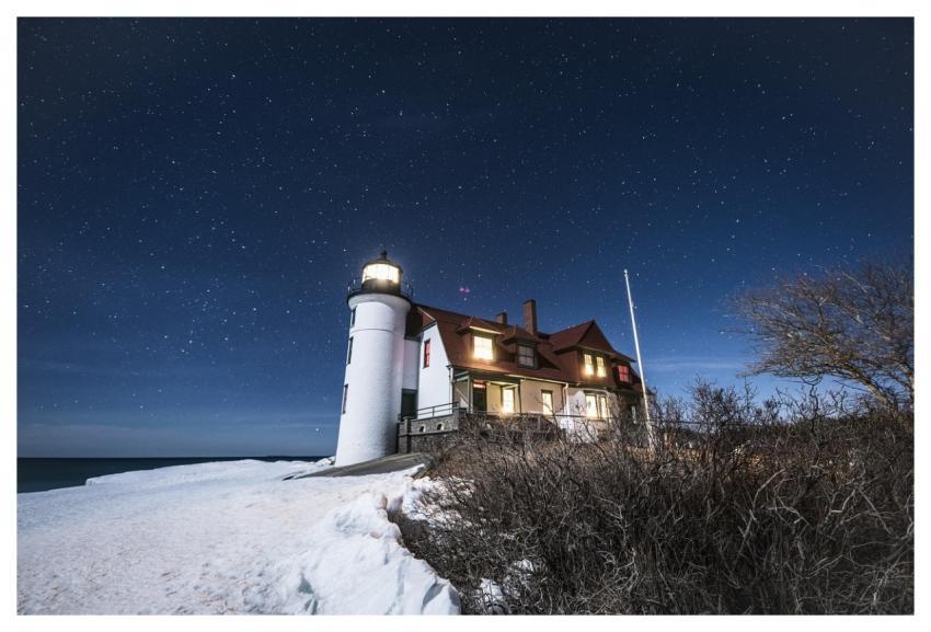 Lighthouse House Snow Beacon