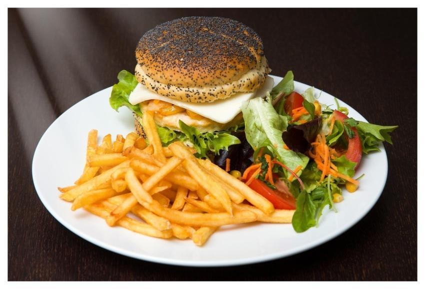 Hamburger Food Burger Fries