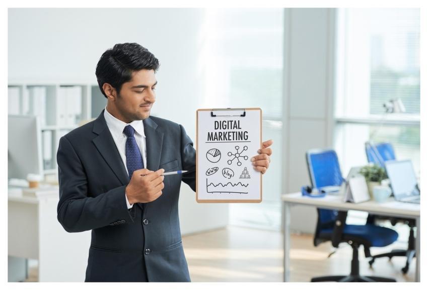 Digital Marketing Advertising Man