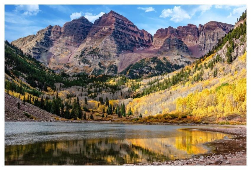 Colorado Maroon Bells Aspens Fall
