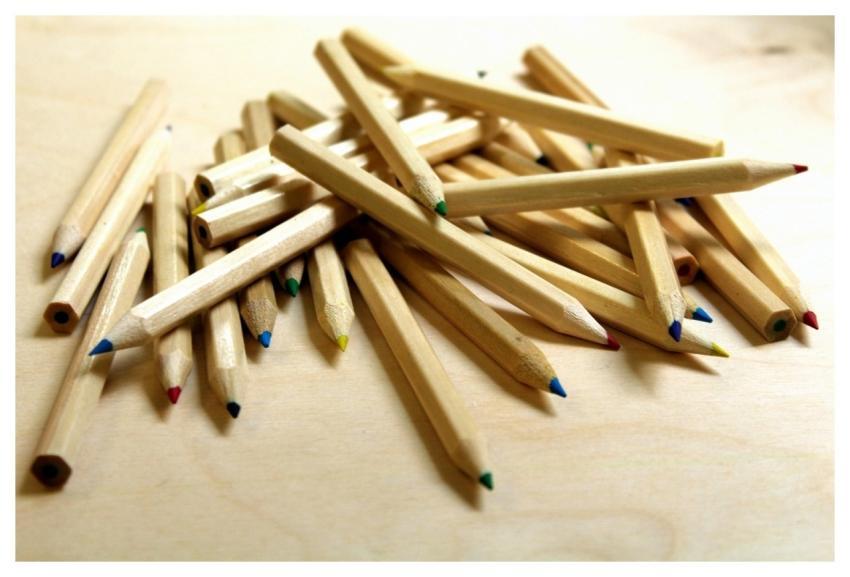 Crayons Pencils Write Drawing