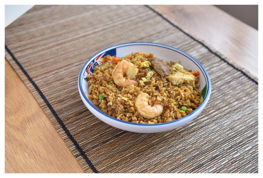 Fried Rice Asian Shrimp Chicken