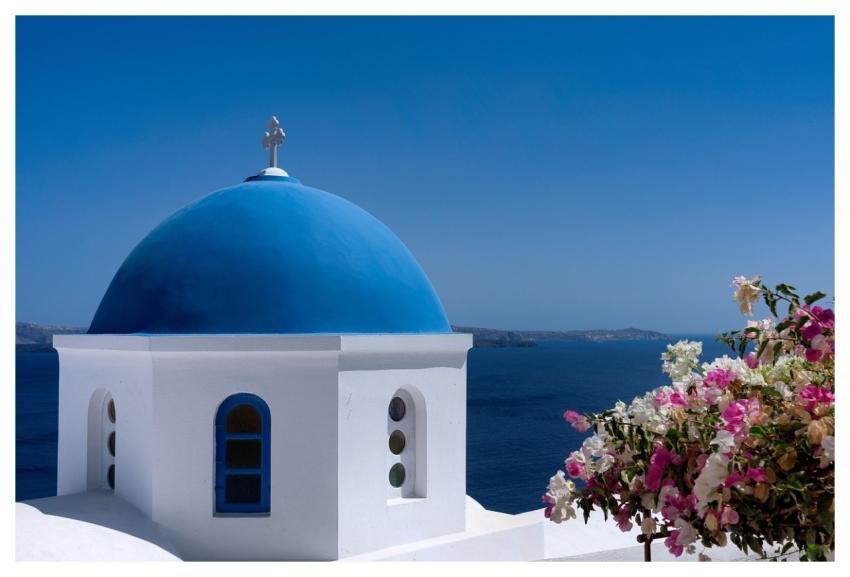 Santorini Nature Blue Dome