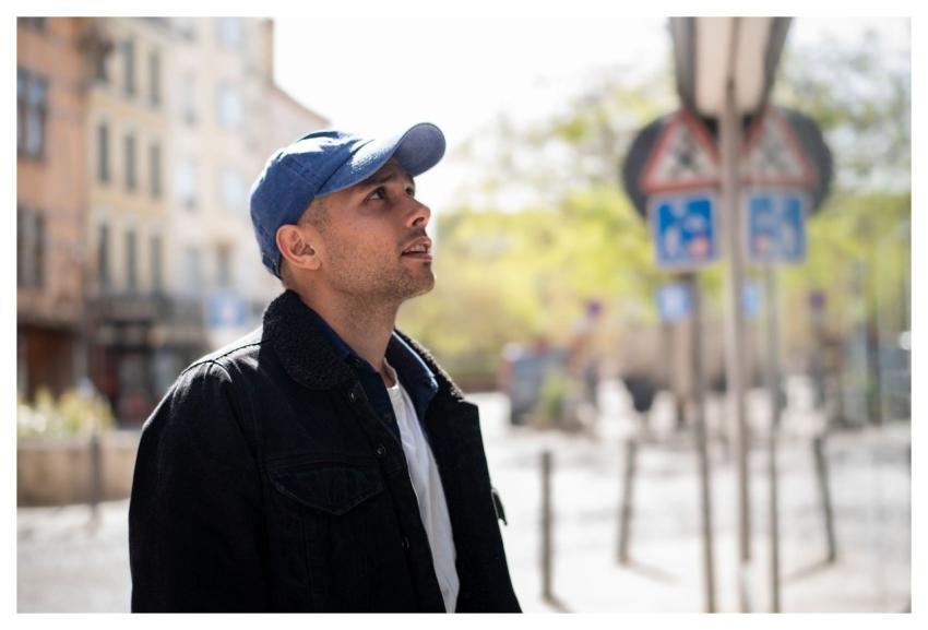 Man Architecture Buildings Relaxed