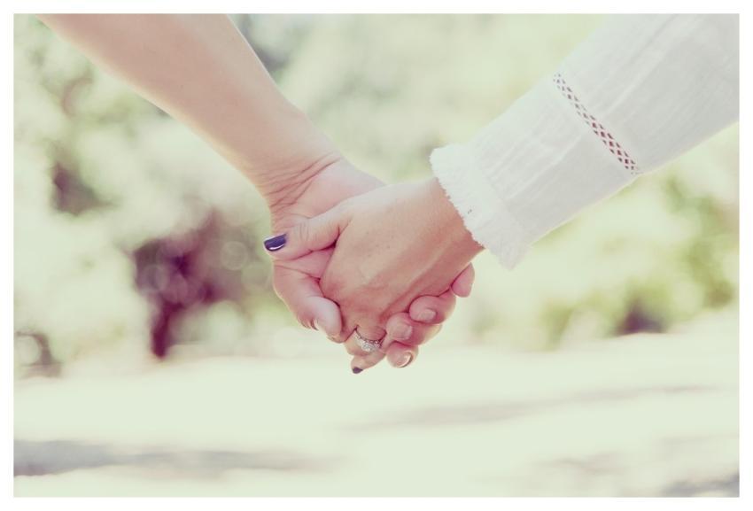 Couple Hands Holding Hands Valentines Day